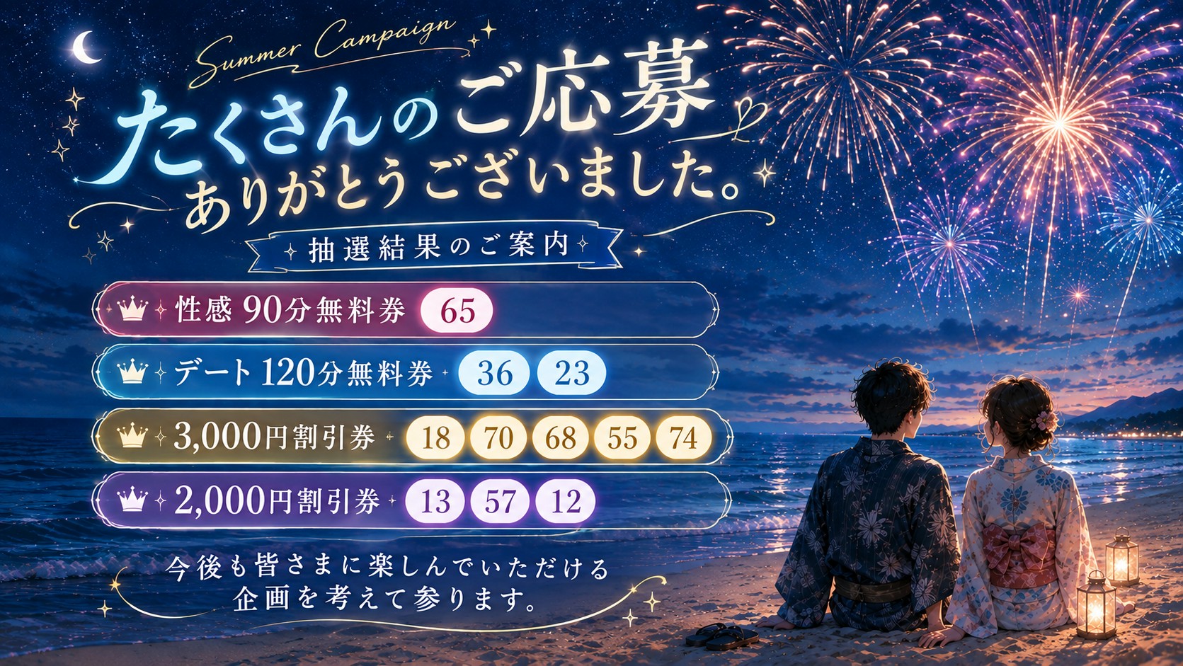 夏の抽選会